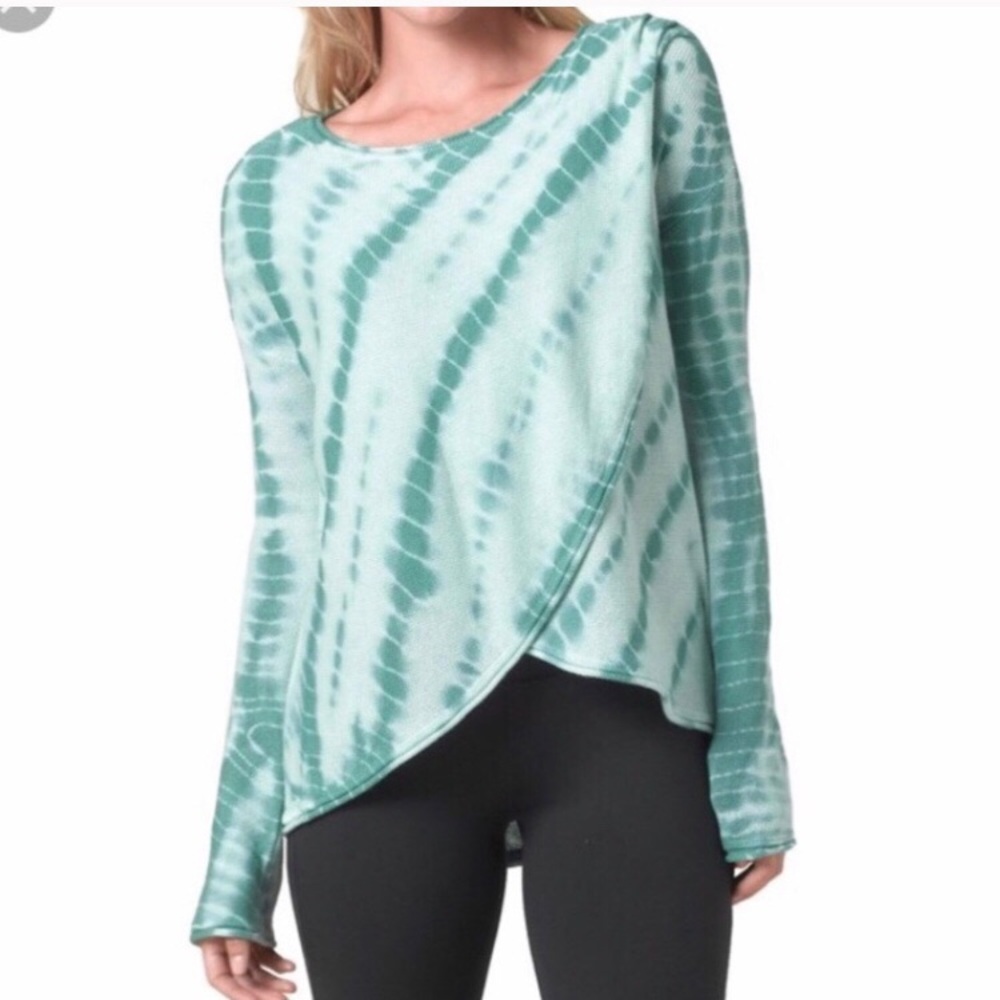 Prana Tie-dye Wrap Sweater